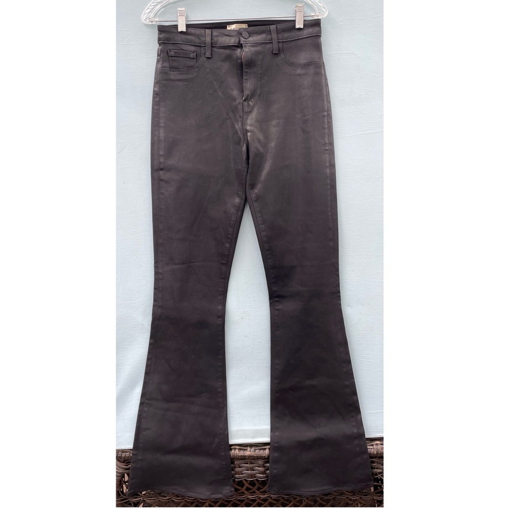 L’Agence Marty Ultra High Rise Coated Jeans